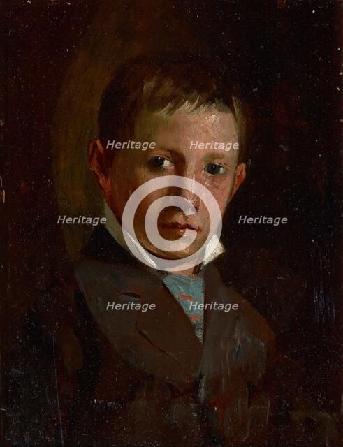 Head of a Boy, c1870s.. Creator: John Washington Love.