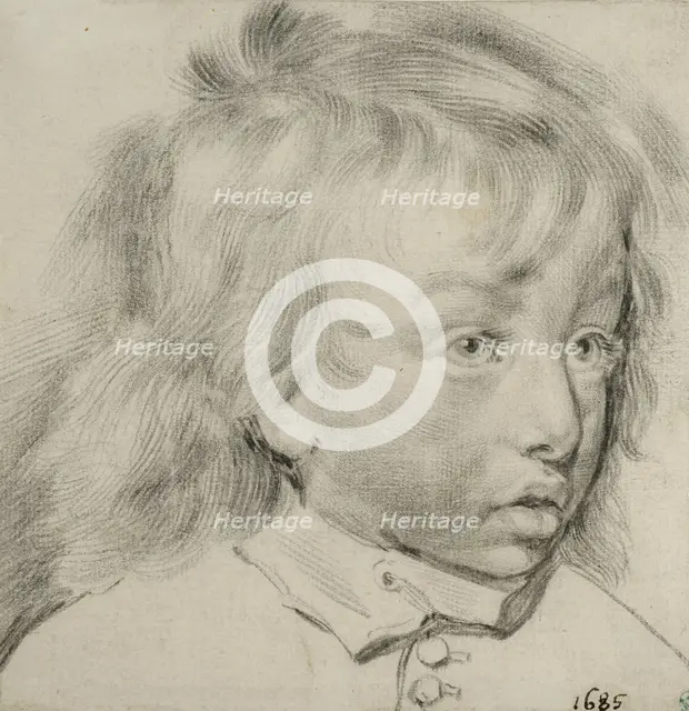 Head of a Boy. Creator: Cornelis de Visscher.