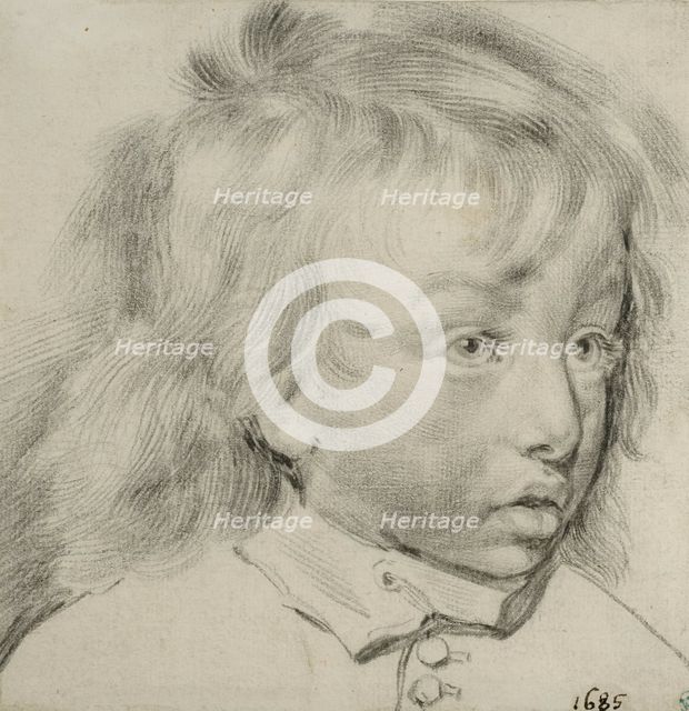 Head of a Boy. Creator: Cornelis de Visscher.