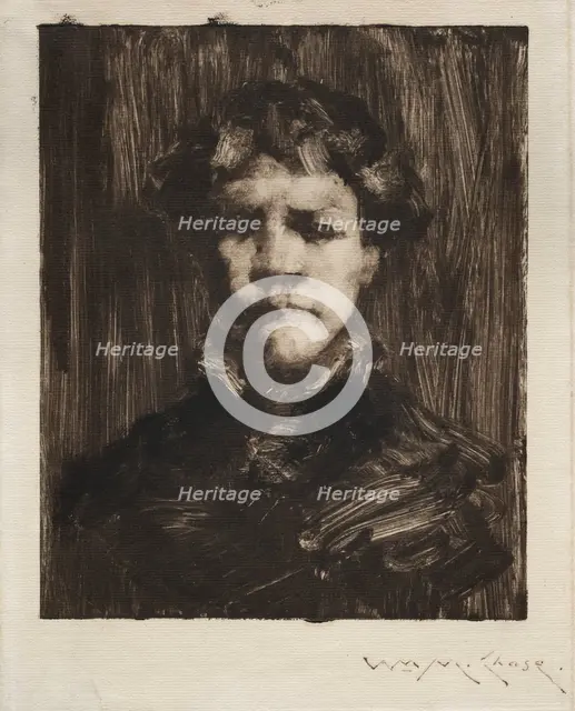 Head of a Boy. Creator: William Merritt Chase (American, 1849-1916).
