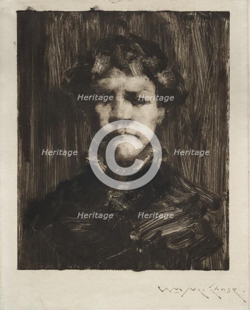 Head of a Boy. Creator: William Merritt Chase (American, 1849-1916).