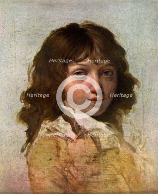 'Head of a Boy', early 19th century.Artist: Louis Leopold Boilly