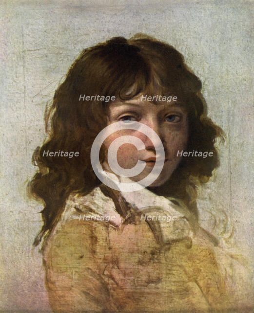 'Head of a Boy', early 19th century.Artist: Louis Leopold Boilly