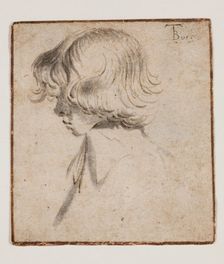 Head of a Boy in Profile, c1634. Creator: Gerard Terborch II