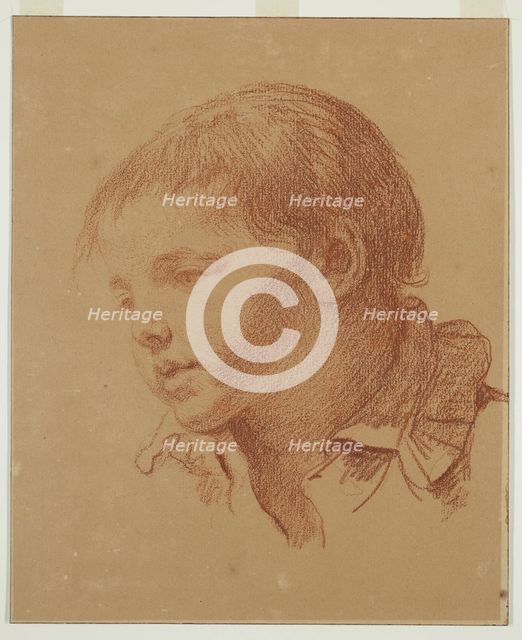 Head of a Boy, late 18th century. Creator: Jean-Baptiste Greuze.
