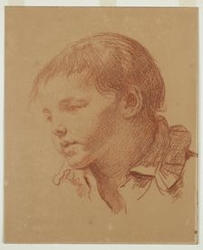 Head of a Boy, late 18th century. Creator: Jean-Baptiste Greuze