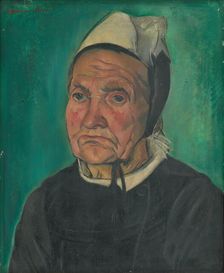 Head of a Breton Woman, 1930-1935. Creator: Armín Stern