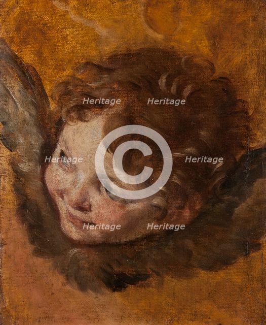 Head of a Cherub, 17th century. Creator: Daniele Crespi.