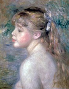 Head of a Child 1892. Artist: Pierre-Auguste Renoir