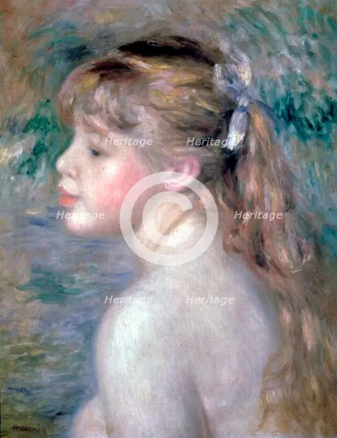 'Head of a Child', 1892.  Artist: Pierre-Auguste Renoir