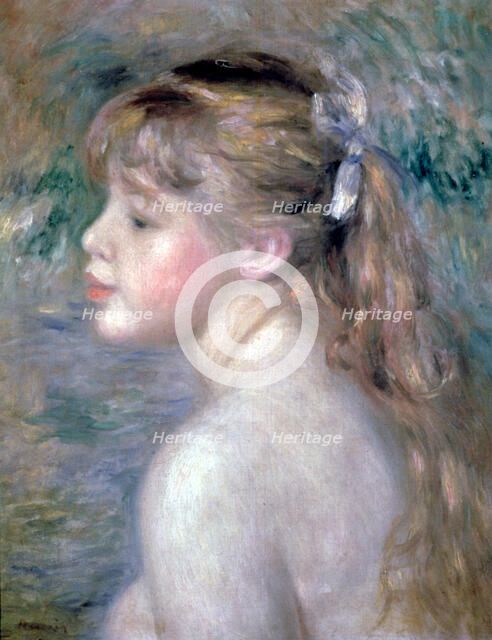 'Head of a Child', 1892.  Artist: Pierre-Auguste Renoir