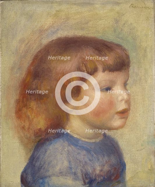Head of a Child, c1906. Creator: Pierre-Auguste Renoir.