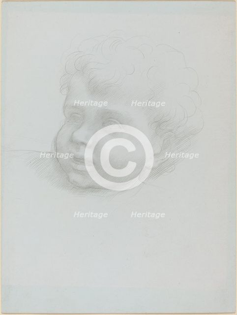 Head of a Child. Creator: Alphonse Legros.