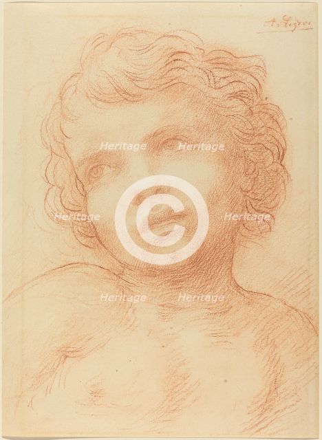 Head of a Child. Creator: Alphonse Legros.
