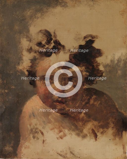 Head of a Child. Creator: Style of Jacques Louis David (French, first quarter 19th century).