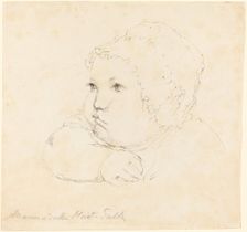 Head of a Child in a Cap. Creator: Unknown