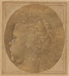 Head of a Child [recto], c. 1490. Creator: Fra Bartolomeo