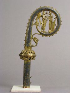Head of a Crozier with the Annunciation, French, ca. 1225-50. Creator: Unknown
