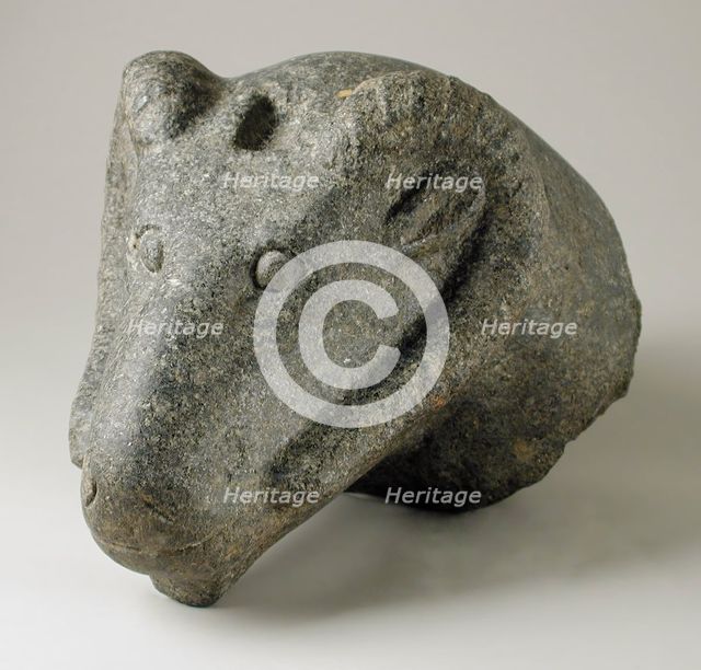 Head of a Cryosphinx, Late Period (724-333 BCE). Creator: Unknown.