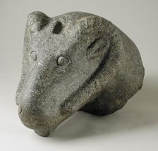 Head of a Cryosphinx, Late Period (724-333 BCE). Creator: Unknown
