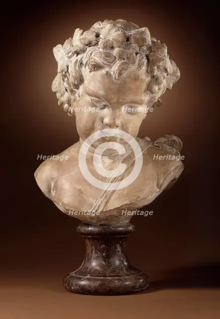 Head of a Faun, c.1750. Creator: Louis-Claude Vassé.