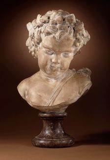 Head of a Faun, c.1750. Creator: Louis-Claude Vassé