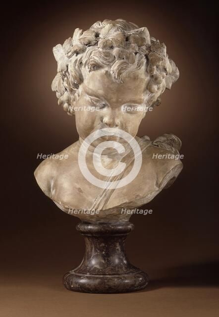 Head of a Faun, c.1750. Creator: Louis-Claude Vassé.