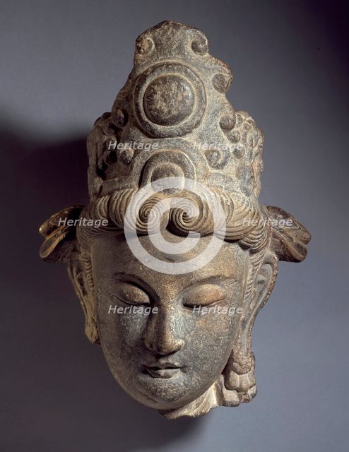 Head of a Female Daoist Deity, between c.1700 and c.1800. Creator: Unknown.