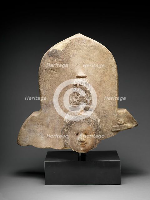 Head of a Female Deity, c. 9th/13th century. Creator: Unknown.