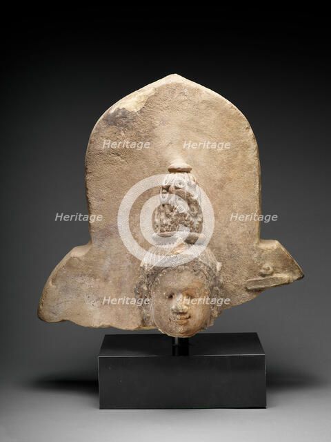 Head of a Female Deity, c. 9th/13th century. Creator: Unknown.