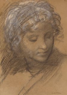 Head of a Female Figure (recto); Female Nude (verso), about 1610. Creator: Giulio Cesare Procaccini