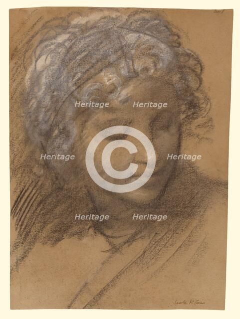 Head of a Female Figure (recto); Female Nude (verso), about 1610. Creator: Giulio Cesare Procaccini.