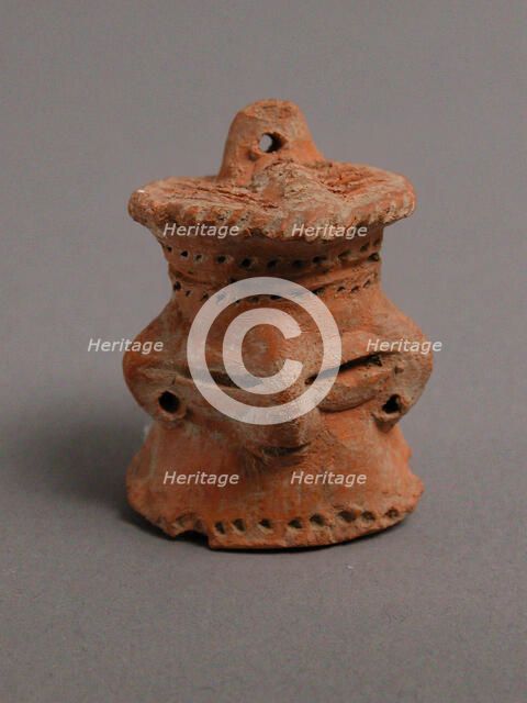 Head of a Female Figurine, Coptic, 4th-7th century. Creator: Unknown.