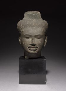 Head of a Follower of Shiva, 900s. Creator: Unknown