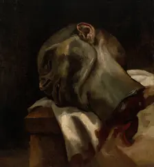 Head of a Guillotined Man, 1818/19. Creator: Theodore Gericault