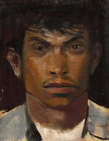 Head of a Gypsy, 1910-1914. Creator: Ladislav Mednyanszky