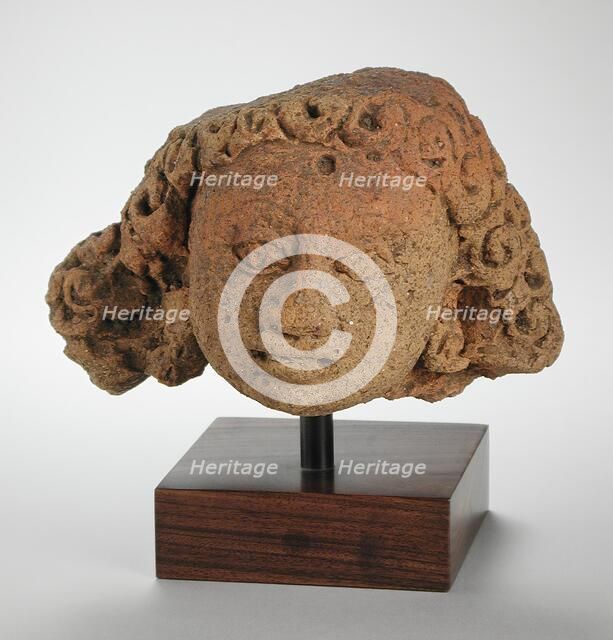 Head of a Gana, 8th-9th century. Creator: Unknown.