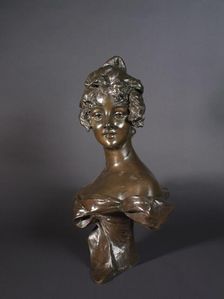 Head of a Girl, 1870-1920. Creator: Georges van der Straeten