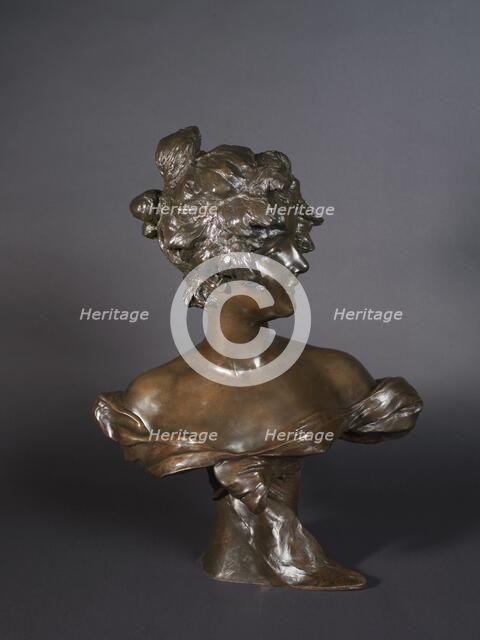 Head of a Girl, 1870-1920. Creator: Georges van der Straeten.