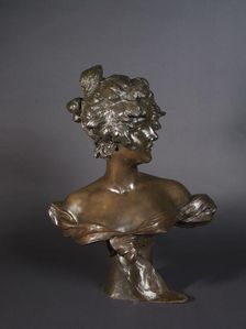 Head of a Girl, 1870-1920. Creator: Georges van der Straeten