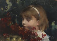 Head of a Girl, 1882. Creator: Helene Schjerfbeck