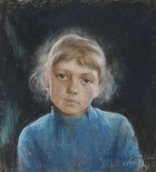 Head of a girl, 1890. Creator: Hanna Frosterus-Segerstrale
