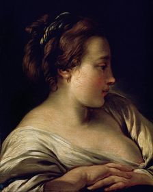 Head of a Girl 18th century. Artist: François Boucher