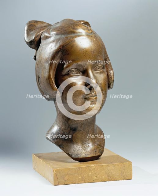 Head of a girl, 1936. Creator: Karl Korschann.