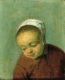 Head of a Girl, between 1655 and 1665. Creator: Adriaen van Ostade