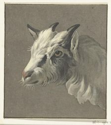 Head of a goat, to the left, 1775-1833. Creator: Jean Bernard