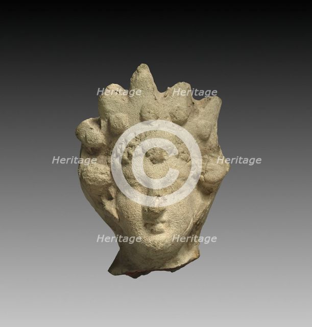 Head of a Goddess, 1-200. Creator: Unknown.