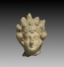 Head of a Goddess, 1-200. Creator: Unknown