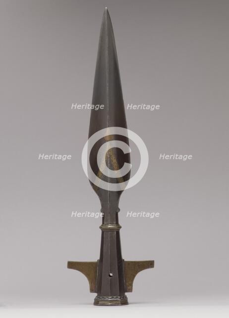 Head of a Hunting Spear, German or Austrian, 1425-50. Creator: Unknown.