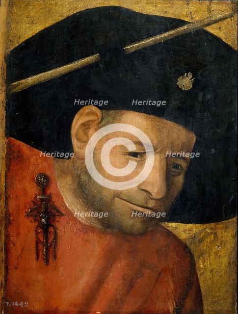 Head of a Halberdier, 1490s. Creator: Hieronymus Bosch.